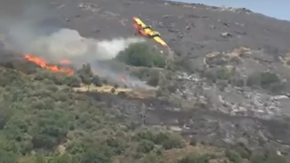 Βίντεο-ντοκουμέντο από την πτώση Canadair στην Ελλάδα