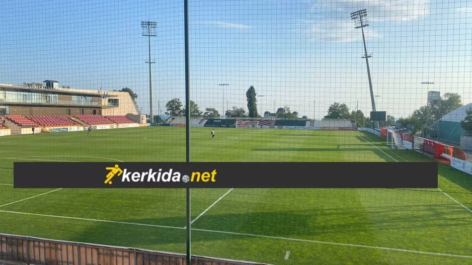 (ΦΩΤΟΣ Κerkida.net) Το Gabala City Stadium που θα παίξει η Ομόνοια