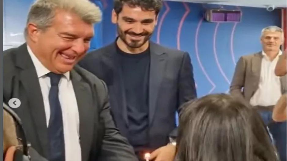 Η υπέροχη χειρονομία του Λαπόρτα στη σύντροφο του Γκιντογκάν για τα γενέθλιά της