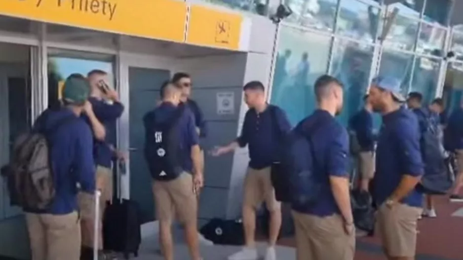 (Βίντεο) Η άφιξη του Παναθηναϊκού στη Σλοβακία ενόψει Ντνίπρο