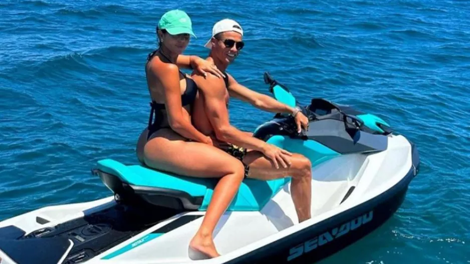 Αραχτοί στο jet ski ο Κριστιάνο με τη Χεορχίνα