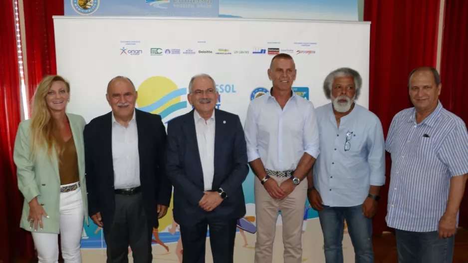 Στη Συνέντευξη Τύπου για τo 1ο Limassol Beach Sport Festival ο Ανδρέας Μιχαηλίδης