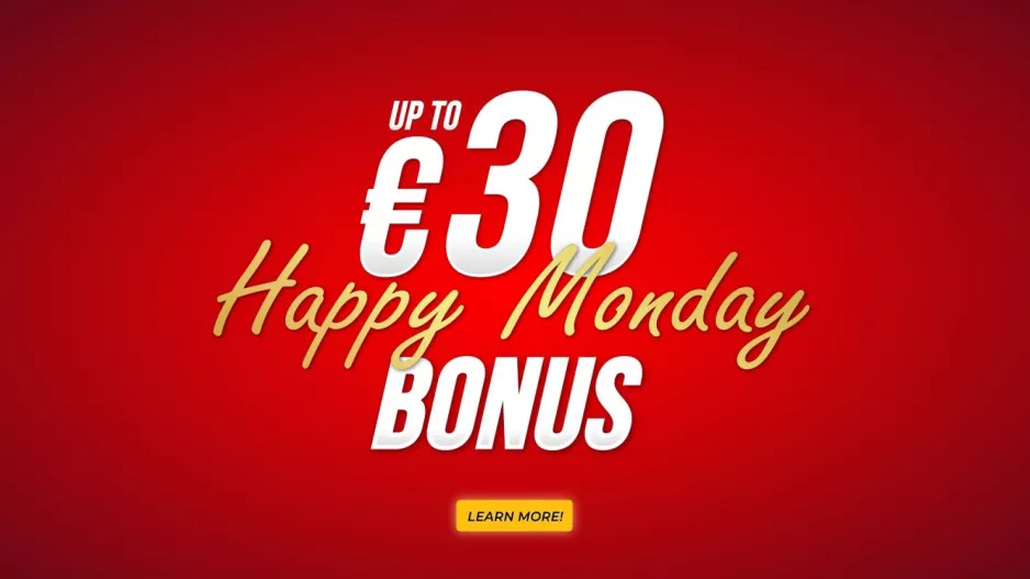 Το HAPPY MONDAY της Meridianbet είναι και πάλι εδώ για να εκτοξεύσει το ποντάρισμα σου!