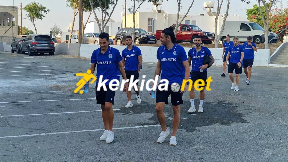 Η άφιξη του Εθνικού Άχνας στο "ΠΑΠ" (φώτος)