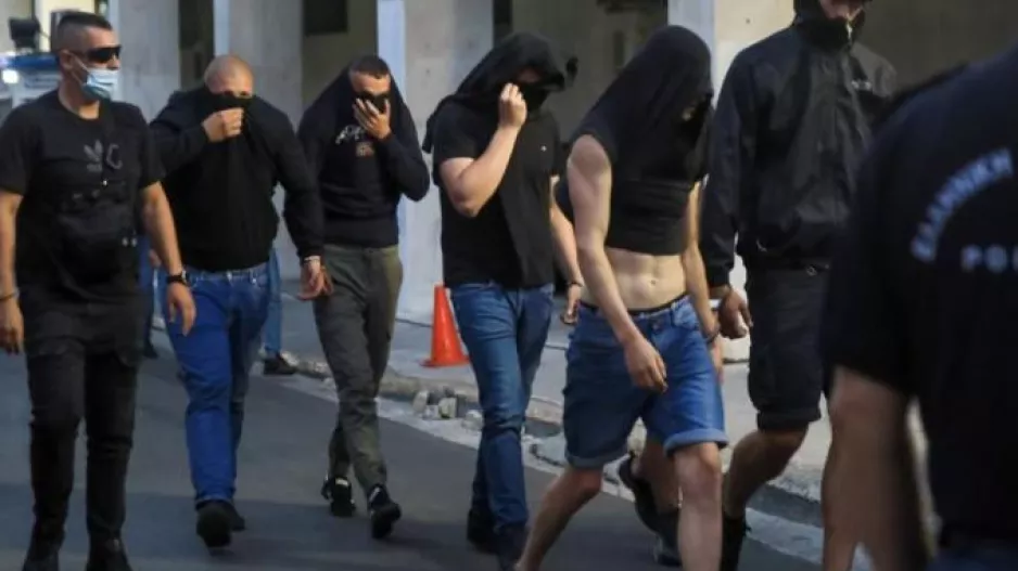 Φωτογραφία-μήνυμα των Bad Blue Boys μετά τη δολοφονία του Μιχάλη