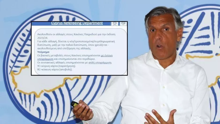 Ανάλυση/Όλες οι αλλαγές στους κανονισμούς διαιτησίας