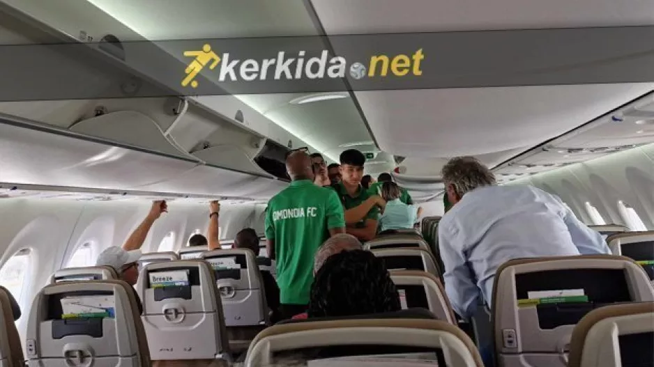 ΦΩΤΟΣ/Πέταξε για Δανία η Ομόνοια - Στην πτήση και το kerkida