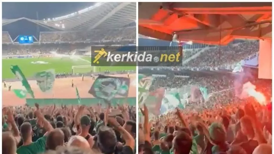 (ΒΙΝΤΕΟ Kerkida) Πήρε "φωτιά" το ΟΑΚΑ με "Γιοβάνοβιτς, πόρομ πορόμ πέρομ περόμ!"