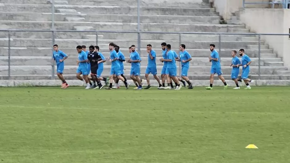 Πρώτη προπόνηση και δεξίωση