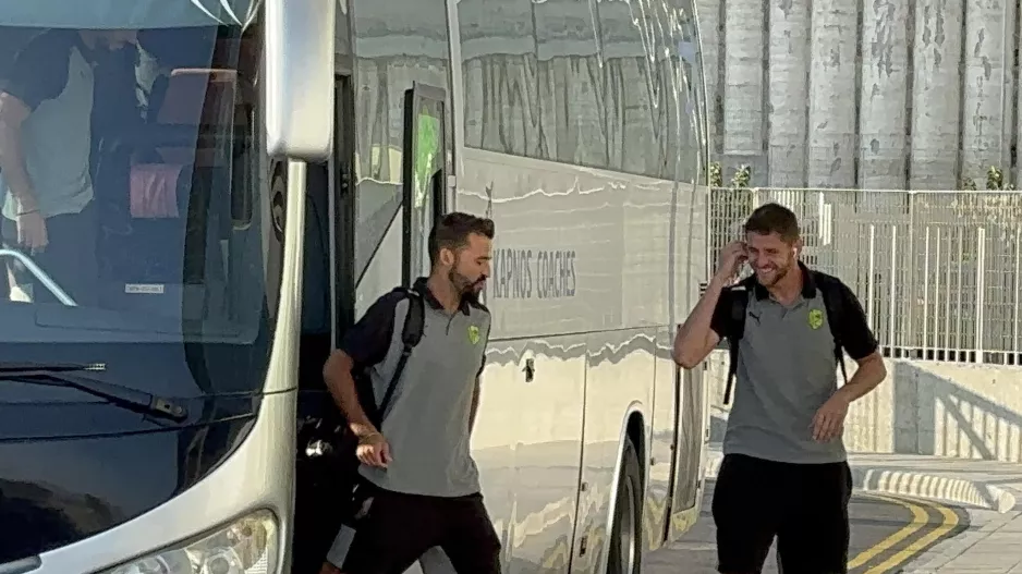 Φώτος/Άφιξη ΑΕΚ