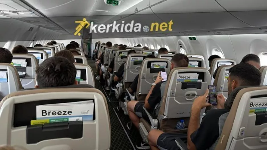 Με μικρή καθυστέρηση "πέταξε" για Ισραήλ (φώτος)