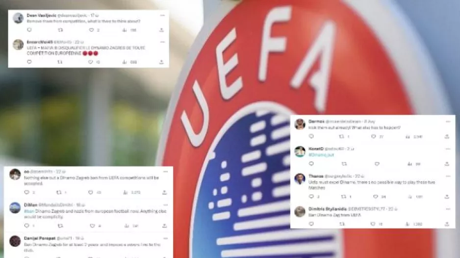 Χαμός στο προφίλ της UEFA στο Twitter: "Πετάξτε την Ντιναμό από την Ευρώπη"