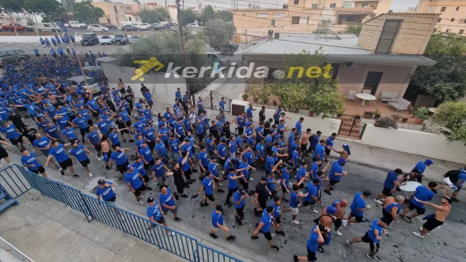 Με πορεία στο γήπεδο οι ΜΑΧΗΤΕΣ! (Φώτος/Βίντεο)