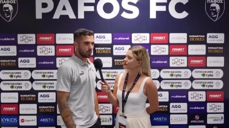 Μάριος Δημητρίου και Diogo Dall'Igna μετά την Δόξα 
