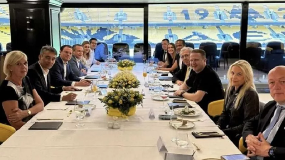 AEK: Παρέθεσε γεύμα σε UEFA και Αντβέρπ στην ΟPAP Arena
