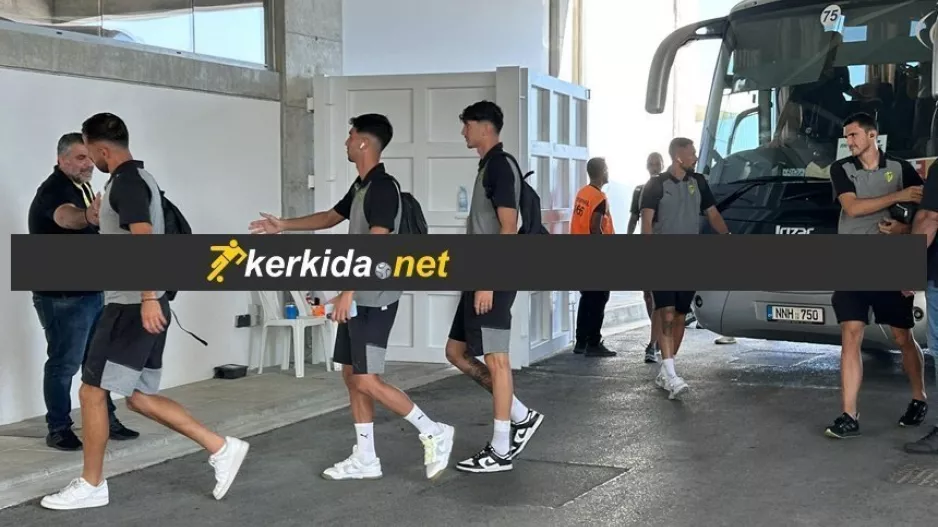 Η άφιξη της ΑΕΚ μέσω kerkida.net (φώτος)