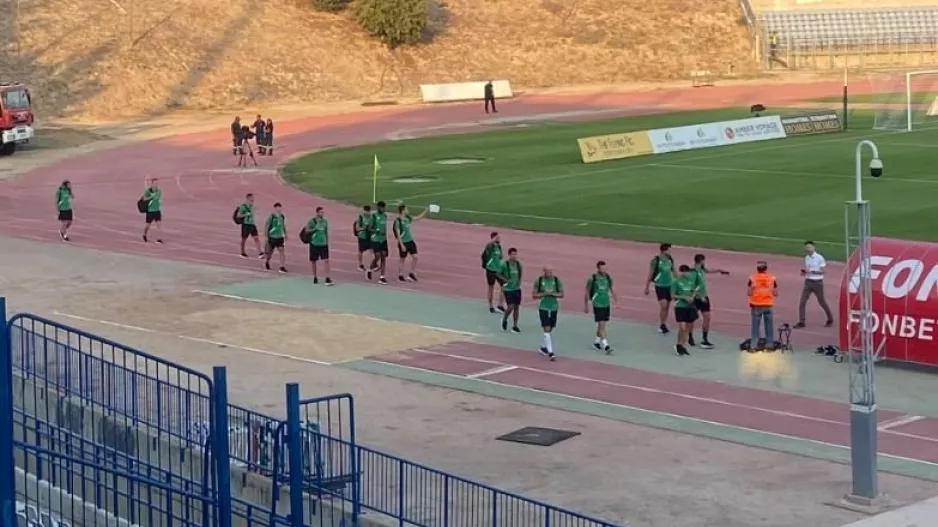 Φώτος από την άφιξη της Ομόνοιας