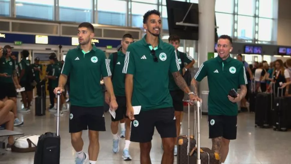 Αναχώρησε για Πορτογαλία η αποστολή του Παναθηναϊκού (φώτος)