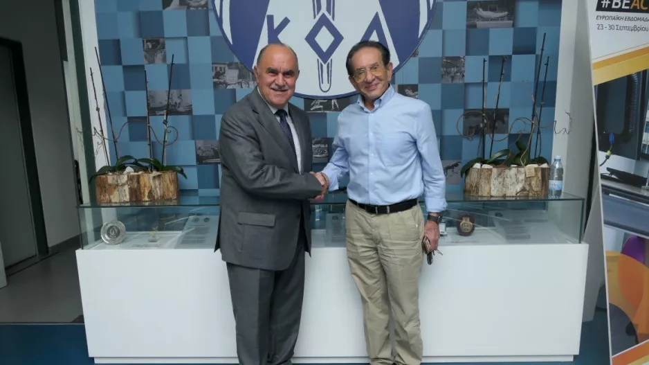 Συνάντηση με την Κυπριακή Ομοσπονδία Γυμναστικής στον ΚΟΑ