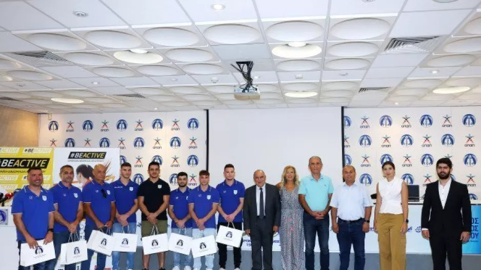 Η ηγεσία του ΚΟΑ τίμησε την Εθνική Ομάδα Ενόργανης Γυμναστικής (φώτος)