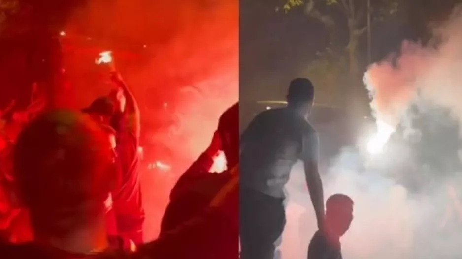 "Τρελή" ατμόσφαιρα στη Νίκαια μετά την νίκη επί της Παρί ΣΖ (βίντεο)