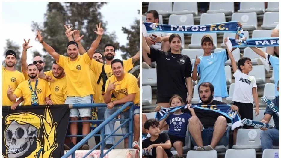 Πάφος FC - ΑΕΛ: ΦΩΤΟΣ από τις κερκίδες