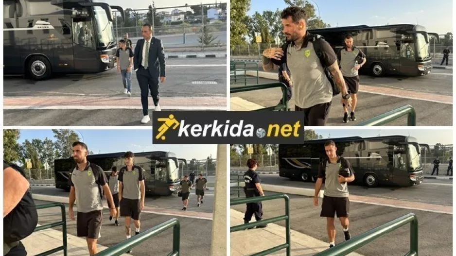 (ΦΩΤΟΣ Kerkida.net) Άφιξη... ΑΕΚ