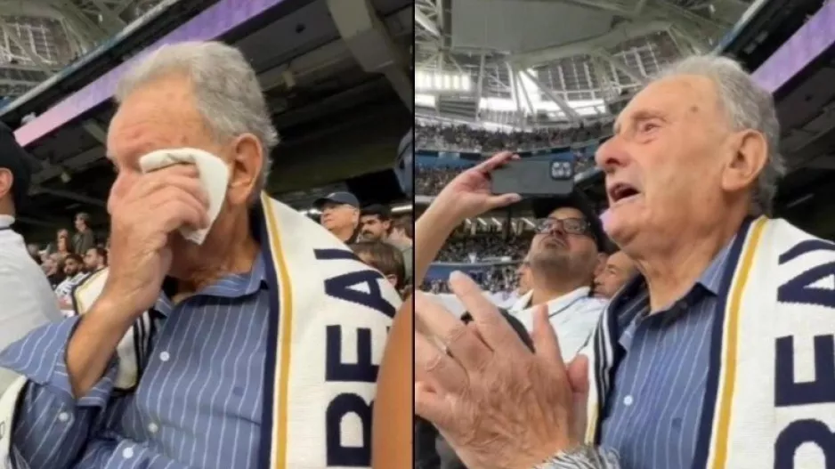 Tο viral βίντεο ενός παππού με την εγγονή του στο νέο «Μπερναμπέου»