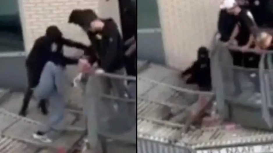 Οπαδός της Ουτρέχτης έπεσε από όροφη ανάμεσα σε υποστηρικτές της Φέγενορντ και ξέσπασαν συμπλοκές