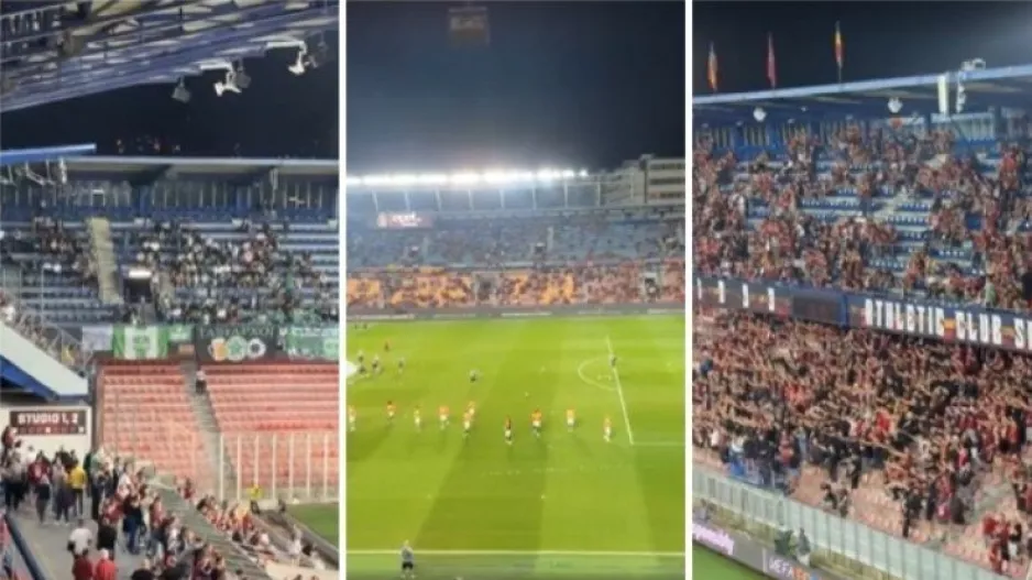 (ΒΙΝΤΕΟ) Η ατμόσφαιρα και το ζέσταμα στην "Letná Stadium"