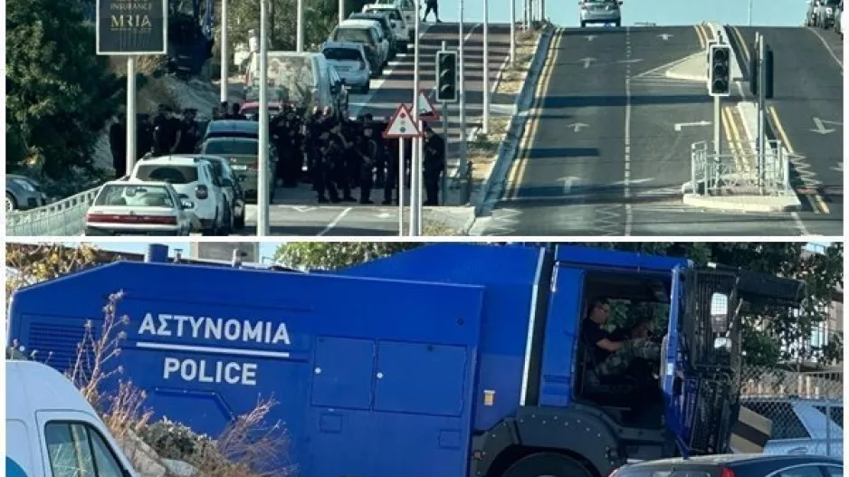 Ισχυρή αστυνομική δύναμη (Φώτος)