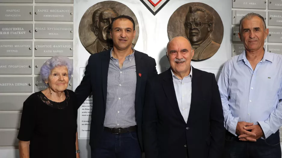 Στην Τελετή Αποκαλυπτηρίων Προσόψεων της Νέας Σαλαμίνας ο Πρόεδρος του ΚΟΑ