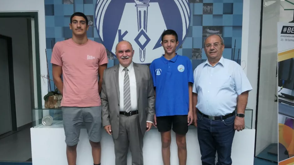 Ο ΚΟΑ υποδέχθηκε τους αθλητές που διακρίθηκαν σε διεθνείς Αγώνες Κωφών