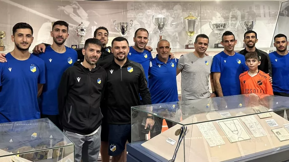 Στο Μουσείο Ιστορίας του ΑΠΟΕΛ η ομάδα Futsal