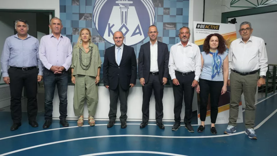 Ο ΚΟΑ υποδέχτηκε τον Πρόεδρο της ΚΟΕΑΣ 