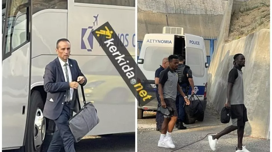 (ΦΩΤΟΣ Kerkida) Άφιξη... ΑΕΚ