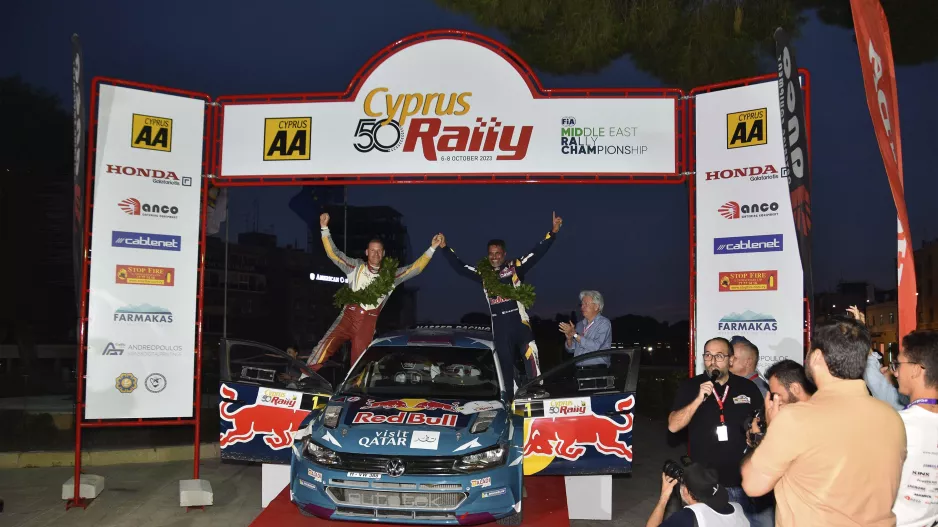 Θρίαμβος για Nasser Al-Attiyah στο 50ο Ράλλυ Κύπρος!