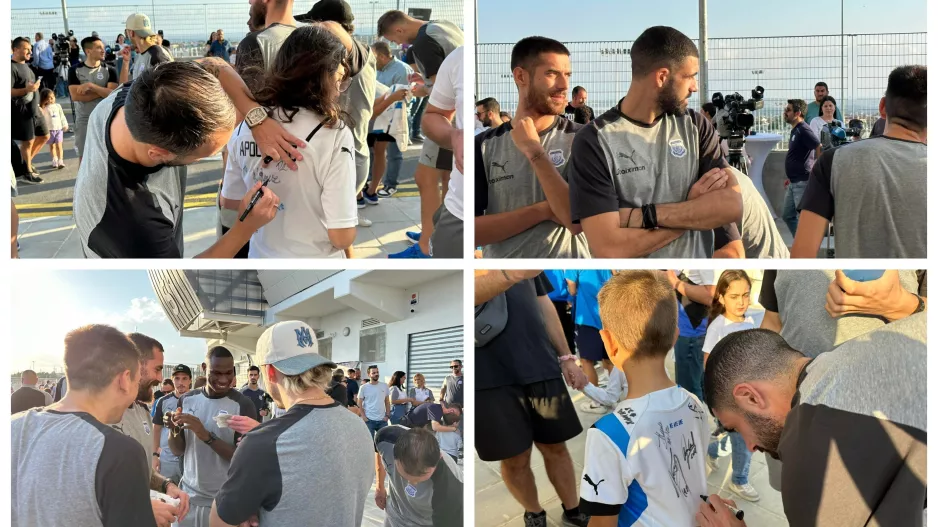 Χαμόγελα, φωτογραφίες, αυτόγραφα και αποθέωση (φώτος)