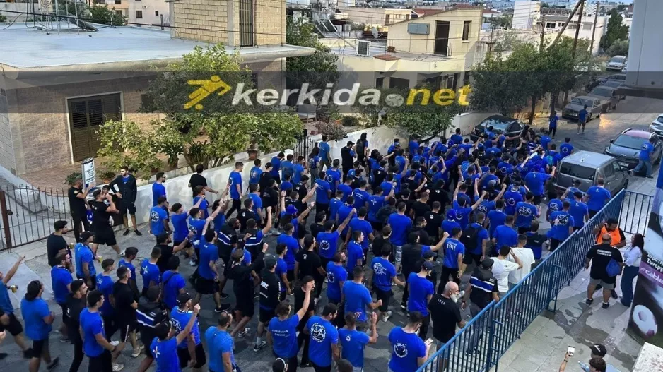 Με πορεία στο γήπεδο οι ΜΑΧΗΤΕΣ! (Βίντεο - Kerkida)