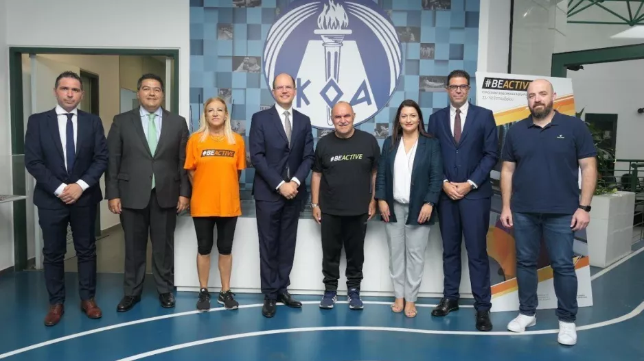 Ο ΚΟΑ υποδέχτηκε τον Γενικό Γραμματέα της FIBA στην Κύπρο Ανδρέα Ζαγκλή