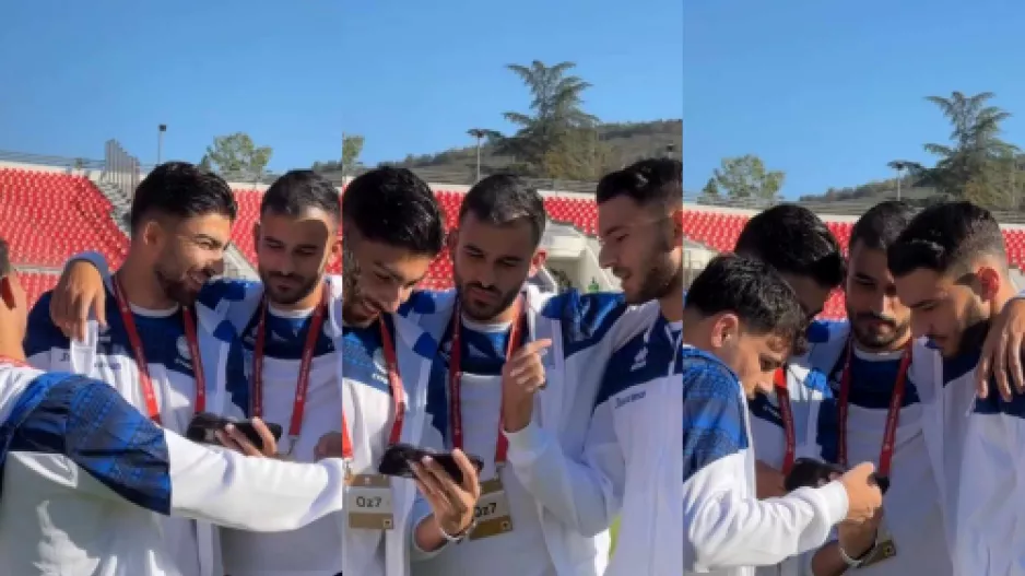 Οι "αιώνιοι" διεθνείς με κινητό και... γέλια