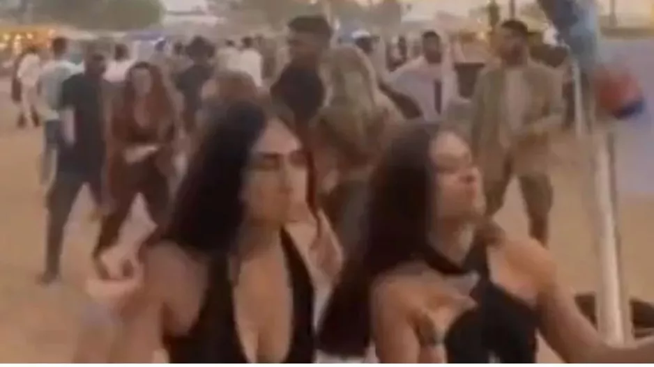 Βίντεο: Νέοι διασκεδάζουν σε πάρτι και πίσω τους έχει ξεκινήσει η επίθεση της Χαμάς