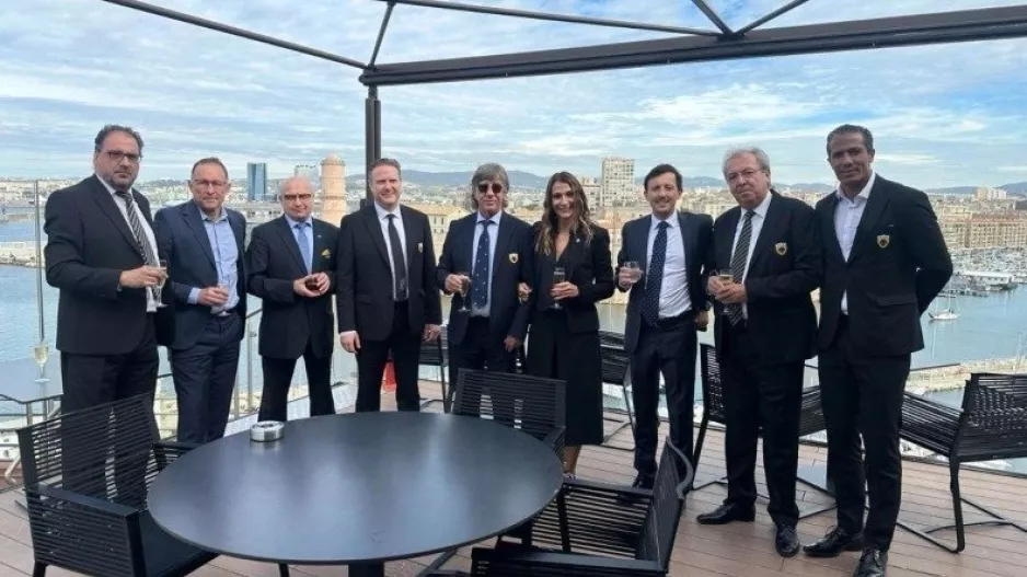 Η Μαρσέιγ παρέθεσε γεύμα στην ΑΕΚ παρουσία του Ζαν-Πιέρ Παπέν