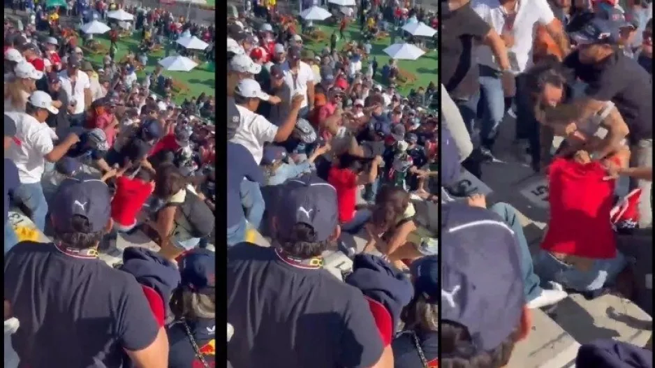 Απίστευτο ξύλο στις εξέδρες του Grand Prix Μεξικού (Βίντεο)