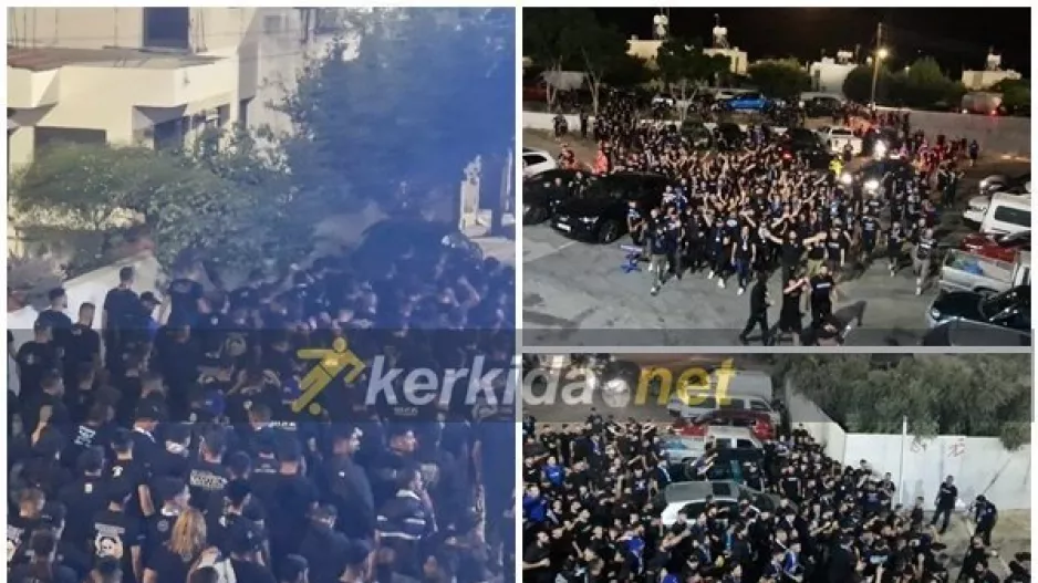 Με πορεία στο γήπεδο οι Μαχητές (Βίντεο - Kerkida)