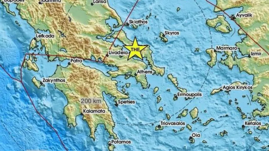 Διπλός σεισμός κοντά στη Χαλκίδα – Αισθητός στα Ψαχνά