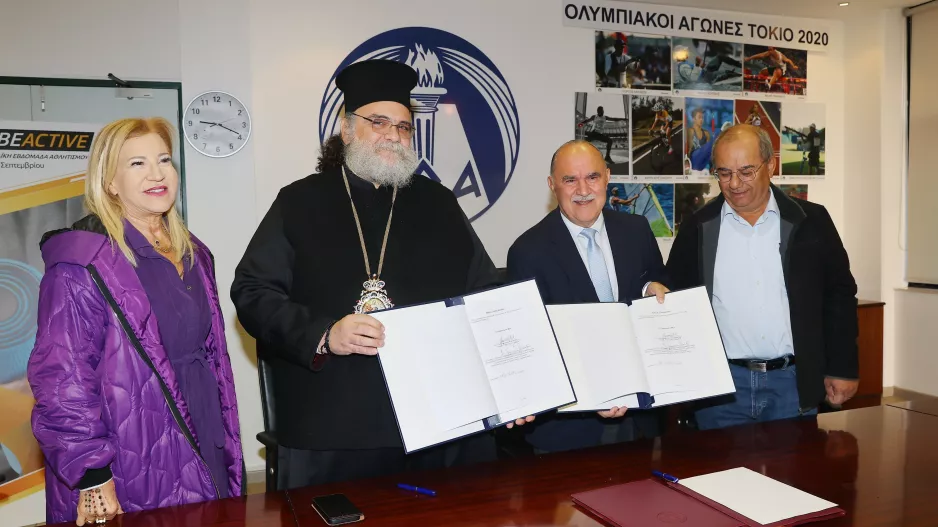 Υπογραφή Μνημονίου Συνεργασίας του ΚΟΑ με την Ιερά Μητρόπολη Ταμασού και Ορεινής