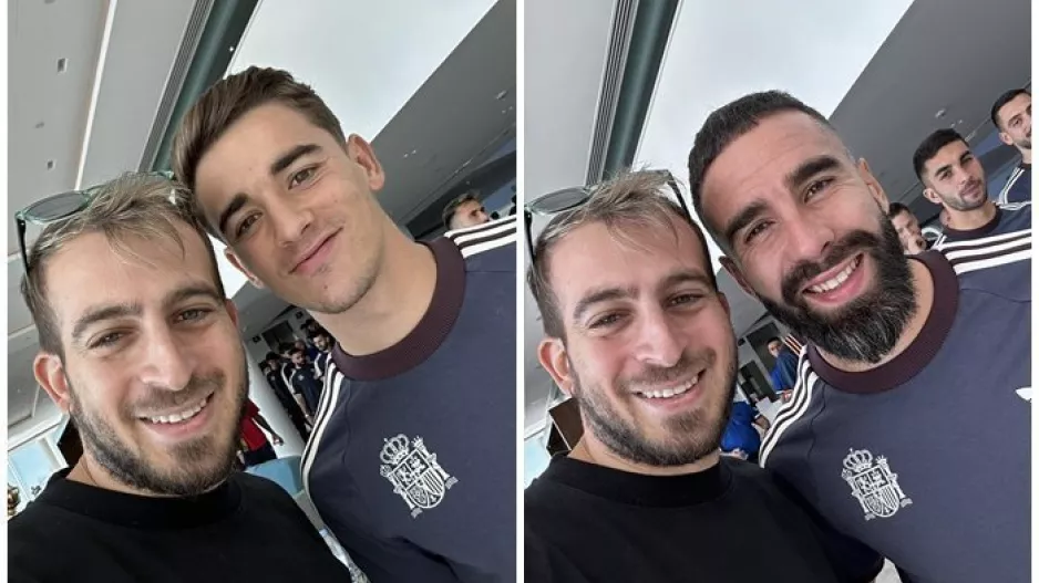 Μιχάλης με Καρβαχάλ και Γκάβι!