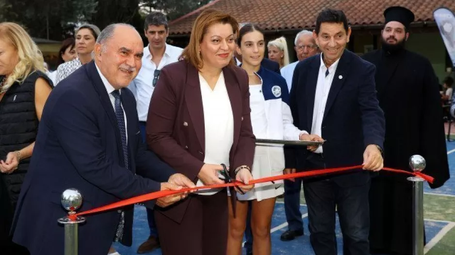 Από την ΥΠΑΝ και τον Πρόεδρο του ΚΟΑ τα εγκαίνια των εγκαταστάσεων του Eleon Tennis Club