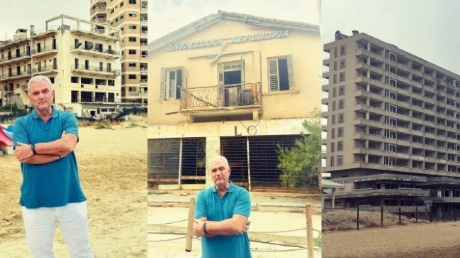 Ο Σωτηρακόπουλος στην Αμμόχωστο: "Τα ερείπια που... μιλάνε"